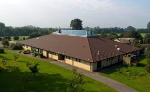 Fairford School Refurbishment Metrotile Lightweight Roofing Slate Bronze